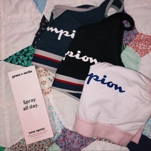 3 CHAMPION SPORTS BRAS